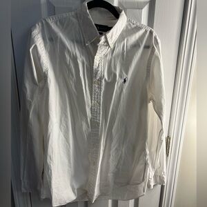 Ralph Lauren Men’s Slim Fit White Button Down